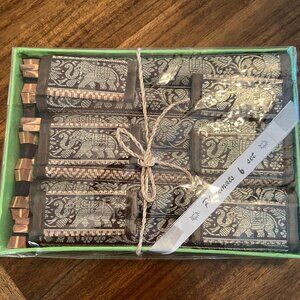 6 Piece Placemat Setting Elephants